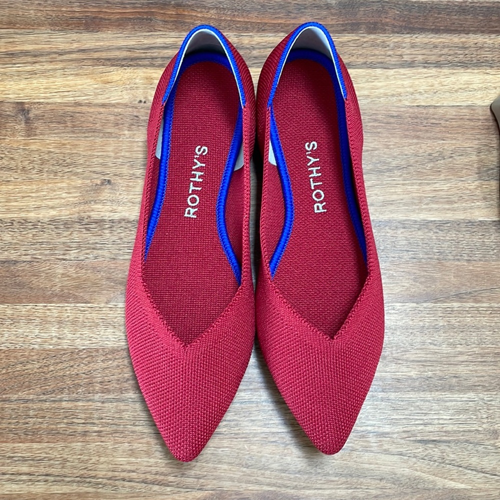 NIB Rothy’s Chili Red Size 6.5 SOLD OUT